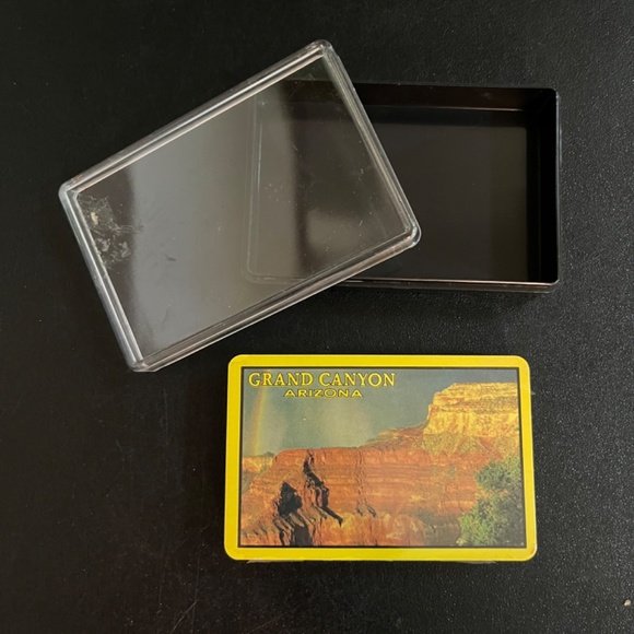 Grand Canyon Arizona Souvenir Playing Cards in Plastic Box, Sealed Cards - Picture 2 of 4